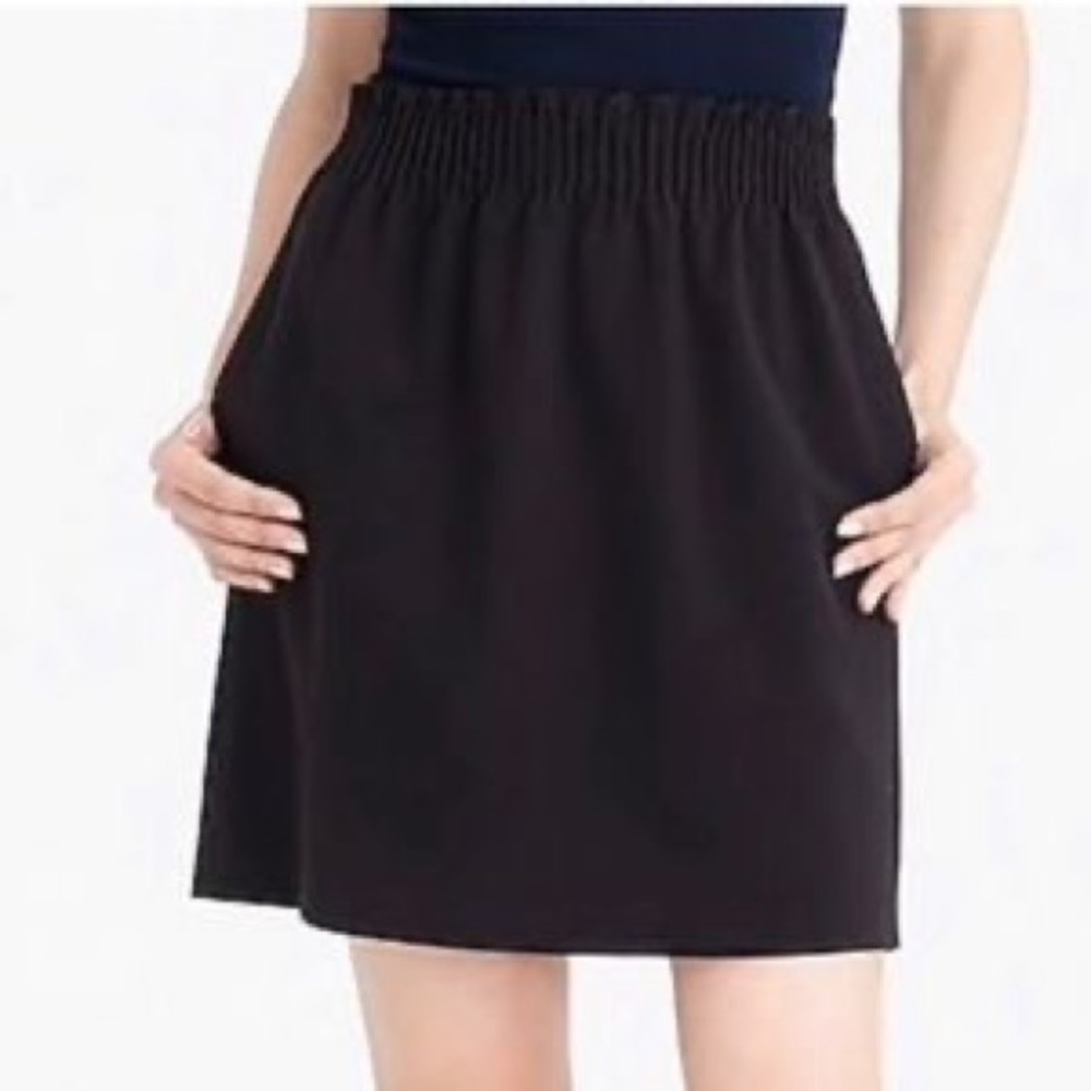 J Crew Black Skirt